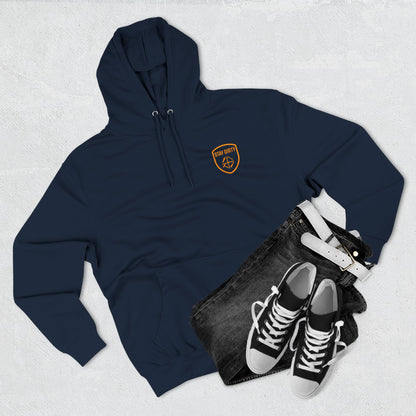 "Clean" Stay Dirty Hoodie Navy and Orange
