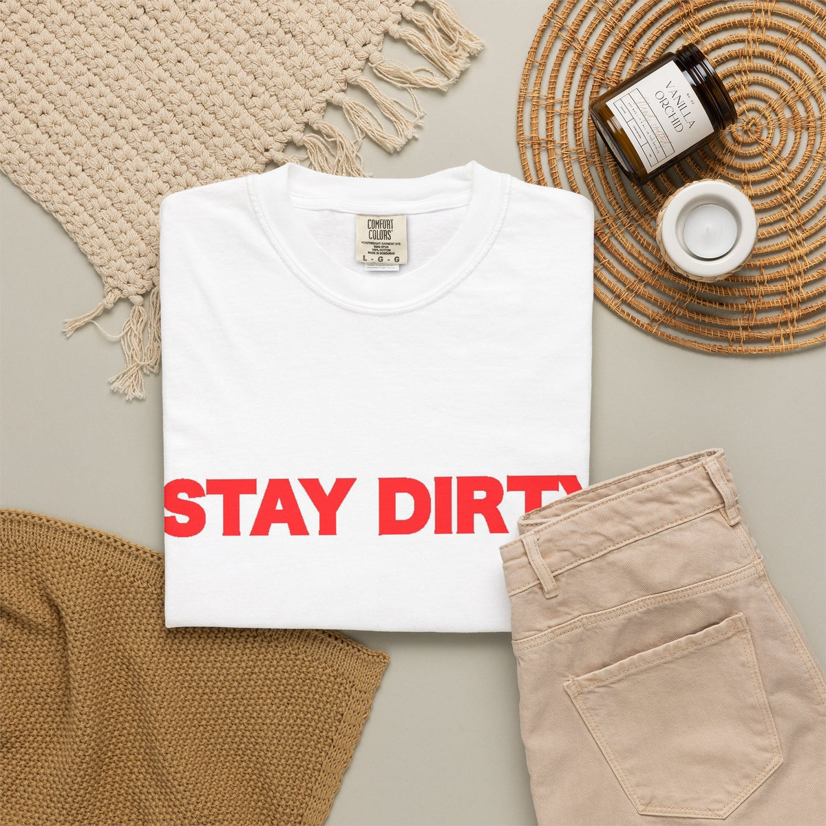 Stay Dirty Red